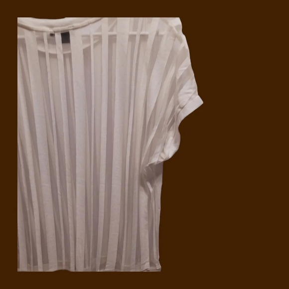 Metaphor sheer shadow stripe top size Medium - Picture 3 of 9